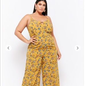 Forever21 wide leg jumpsuit